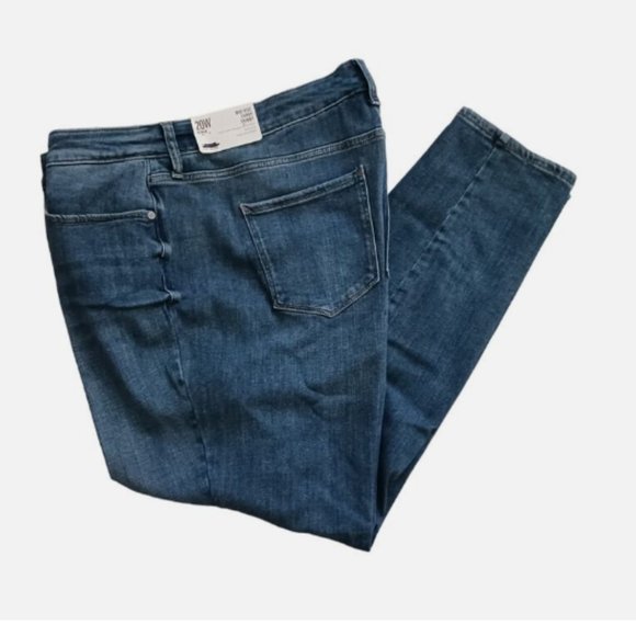 ANA A New Approach Jeans Mid Rise Curvy Skinny Size 20W Inseam 29” Soft stretch - Picture 3 of 7